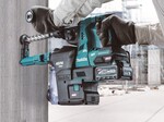 MAKITA Akumulátorové kladivo s vymeniteľným skľučidlom a AWS Li-ion XGT 40 V/4,0 Ah, Makpac