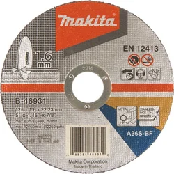 Makita B-46931 rezný kotúč 125x1,6x22 z nehrdzavejúcej ocele
