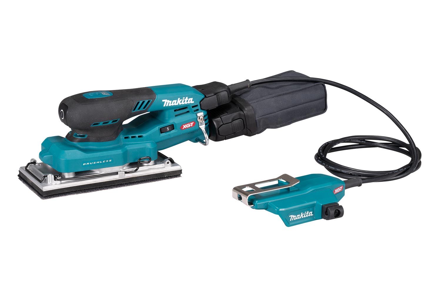Makita BO007CGZ Aku vibračná brúska s reguláciou 93x185mm Li-ion XGT 40V, bez batérie