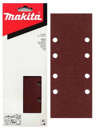 MAKITA brúsny papier 93x230mm K80 10ks=oldP-31544