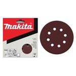 MAKITA brúsny papier na suchý zips 125mm 8 otvorov K240 10ks=oldP-00533
