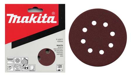 MAKITA brúsny papier na suchý zips 125mm 8 otvorov K320 10ks=oldP-00549
