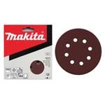 MAKITA brúsny papier na suchý zips 125mm 8 otvorov K40 10ks=oldP-00474