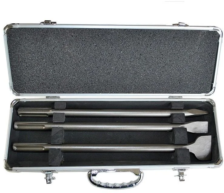 Makita D-40543 Sada sekáčů a špičáků SDS-max 3 ks v Al kufru 400 mm