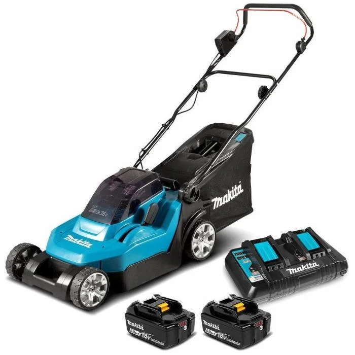 MAKITA DLM382PT2 Aku sekačka 380mm Li-ion 2x18V/5,0Ah LXT