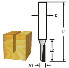 MAKITA Drážkovacia fréza 1 stopka 8 mm, 3x13x51 mm