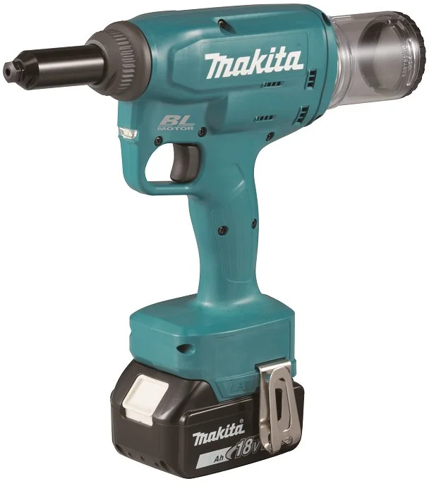 Makita DRV150RFJ Aku nitovačka Li-ion LXT 18V/3,0 Ah, Makpac