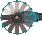 Makita DTM53RTJX1 Akumulátorové multifunkčné náradie s príslušenstvom Li-ion LXT 18 V/5,0 Ah