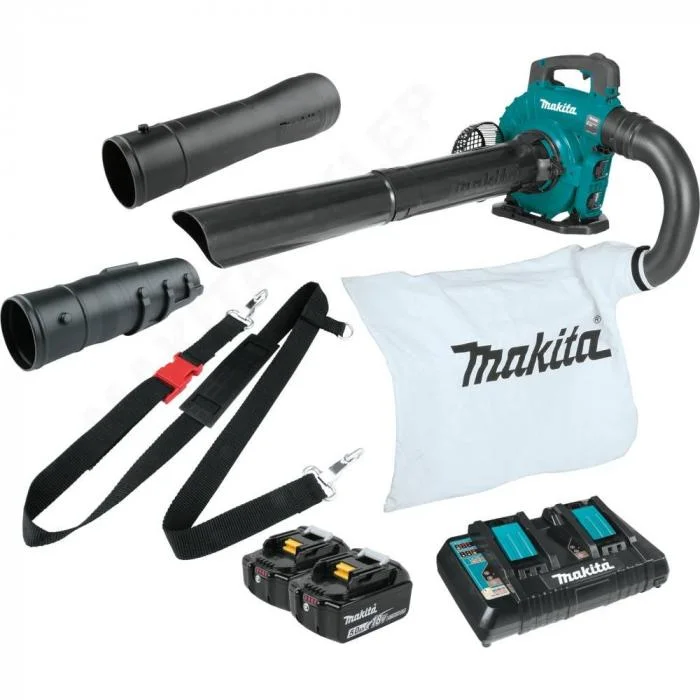 MAKITA DUB363PT2V Akumulátorový fukár/vysávač Li-ion LXT 2x18V/5,0Ah