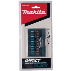 Makita E-12011 sada torzních bitů 1/4" Impact Black, 10 ks