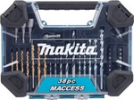 Makita E-22573 Sada vrtákov a príslušenstva 38 ks v plastovom kufríku