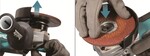 MAKITA GA041GZ Akumulátorová uhlová brúska s reguláciou a systémom X-lock, 125 mm, Li-ion XGT 40 V, bez akumulátora Z