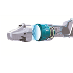 MAKITA GA051GZ Aku úhlová bruska 150mm Li-ion XGT 40V, bez aku Z