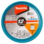 MAKITA rezný kotúč z nehrdzavejúcej ocele 125x1,0x22,23mm A60U, 12ks