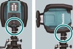 Makita SKR001Z Akumulátorový automatický stavebný laser, zelený