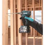 Makita TD004GD201 Aku rázový šroubovák 1/4"Li-ion XGT 40V/2,5Ah, Makpac