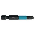MAKITA torzný bit 1/4" IMPACT BLACK PH2, 50 mm 2 ks