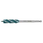 MAKITA vrták do dřeva čtyřbřitý šestihran 1/4" 16x165mm