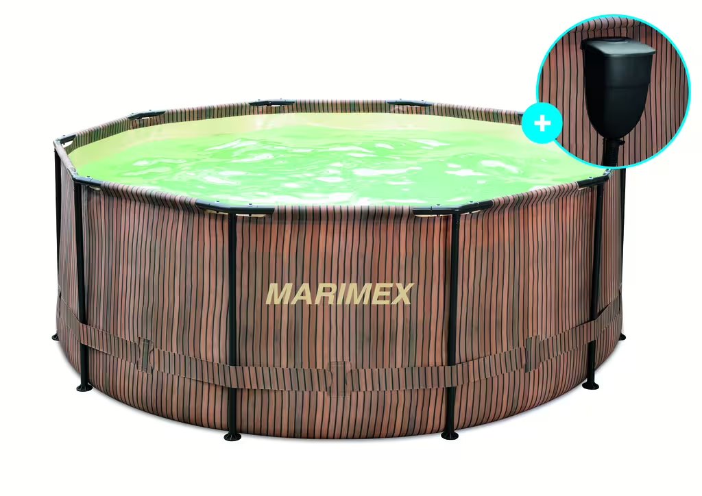 Marimex Bazén Florida 3,05x0,91 m se skimmerem - motiv TEAK (10340284)