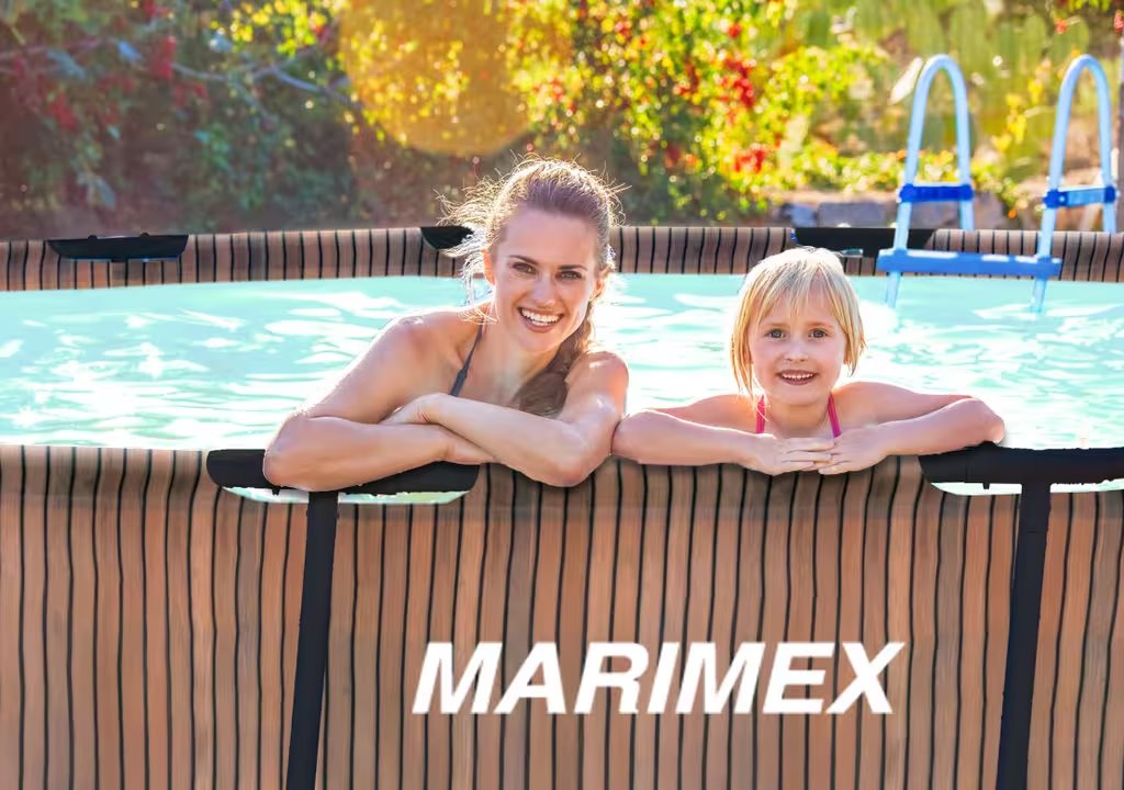 Marimex Bazén Florida 3,66x0,99 m se skimmerem- motiv TEAK (10340285)