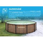 MARIMEX Bazén Florida 4,57x1,32 m se skimmerem - motiv TEAK