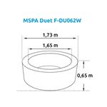 Marimex Bazén vířivý MSPA Duet F-DU062W (11400273)