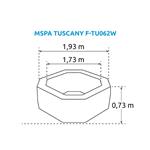 Marimex Bazén vířivý MSPA Tuscany  F-TU062W (11400279)