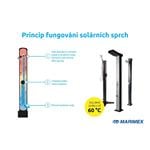 Marimex Solárny sprchový kút UNO 35 l, hliníkový, s LED osvetlením (10992055)