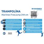 Marimex Trampolína bezpružinová Marimex JumpFree 244 cm (19000107)