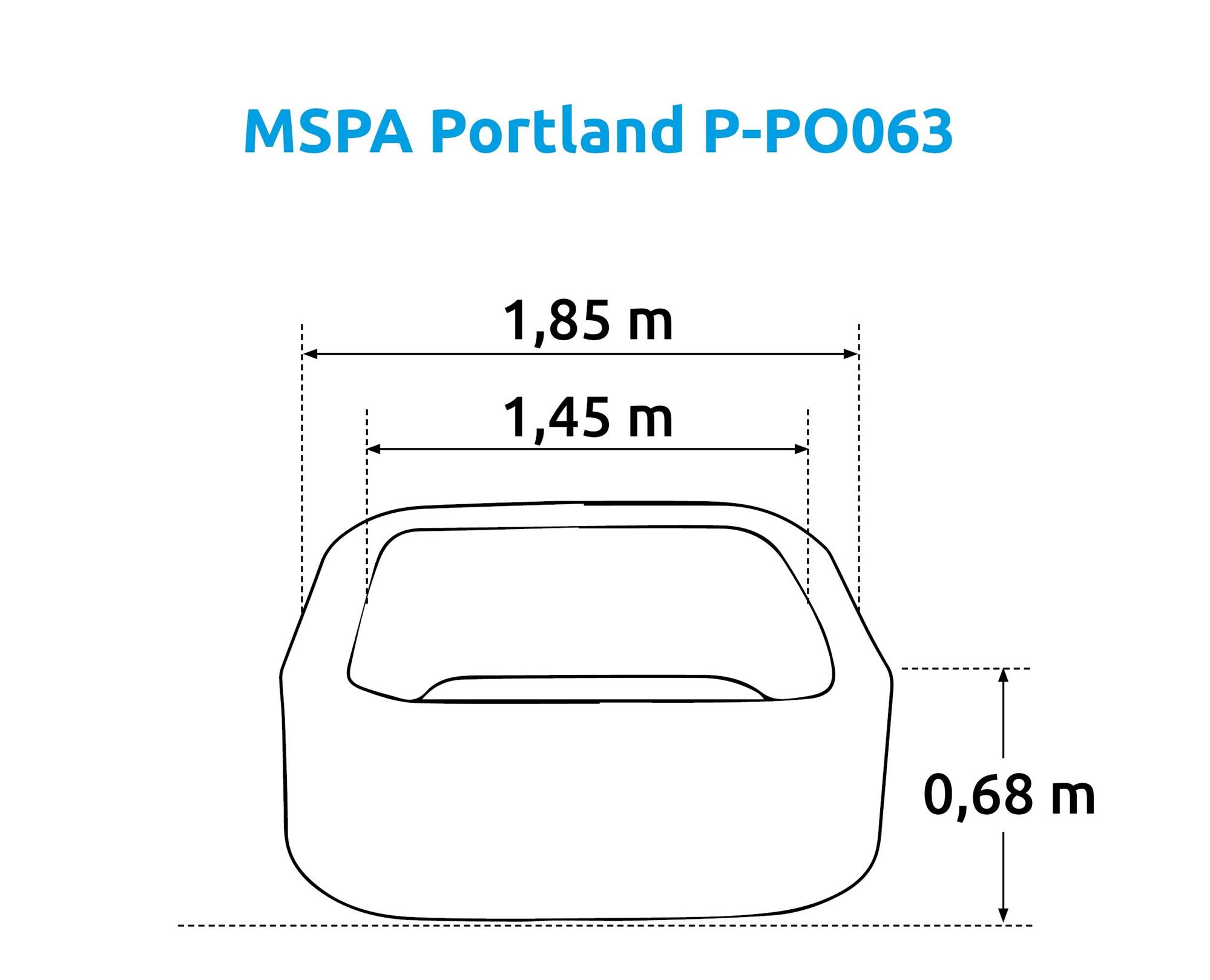 Marimex Vířivý bazén MSPA Portland P-PO063 (11400274)