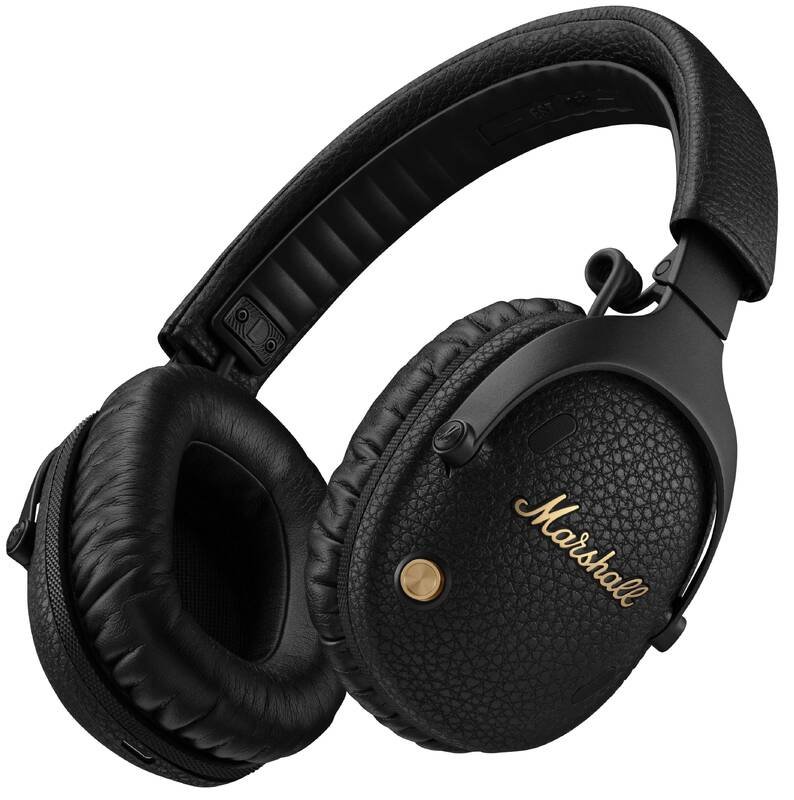 Marshall Monitor III BT A.N.C., slúchadlá cez uši, čierne
