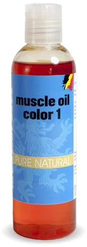 Masážní olej Morgan Blue - Muscle Oil color 1 samoopalovací