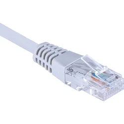 Masterlan komfortný prepojovací kábel UTP Cat5e,1m,sivý
