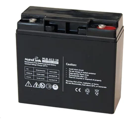 MaxLink olovená batéria AGM 12V 18Ah,konektor F MLB-A12-18