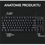 Mechanická herná klávesnica Logitech G413 TKL SE Black - US INTL