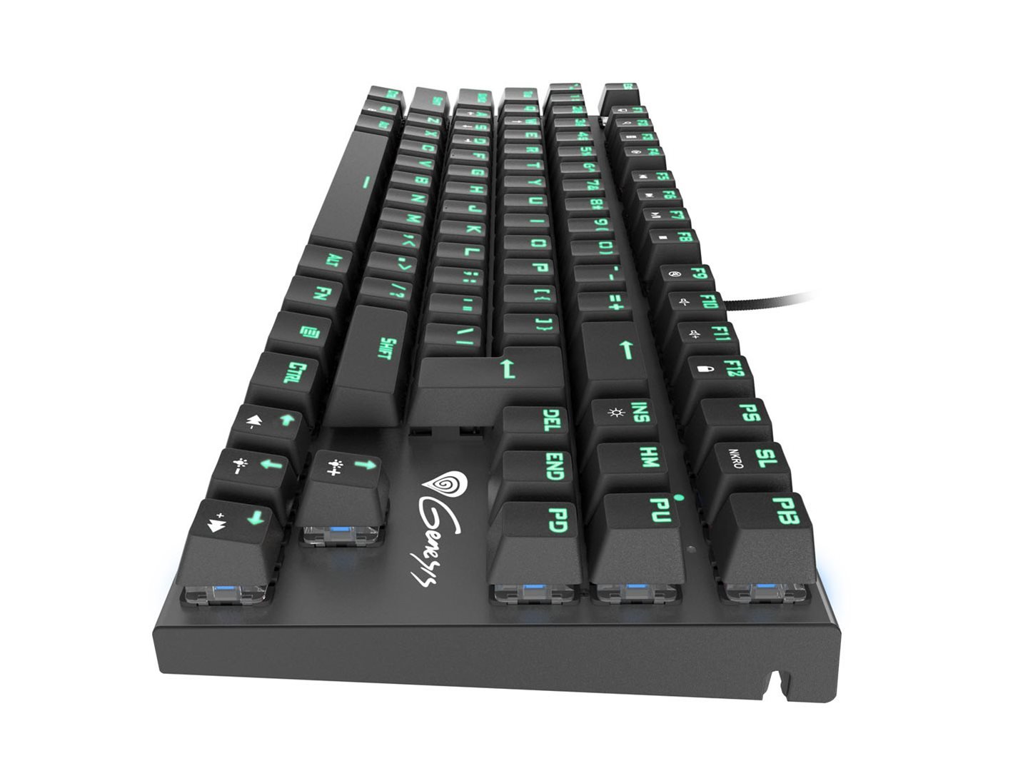 Genesis Thor 300 TKL, černá, se zeleným podsvícením, CZ/SK