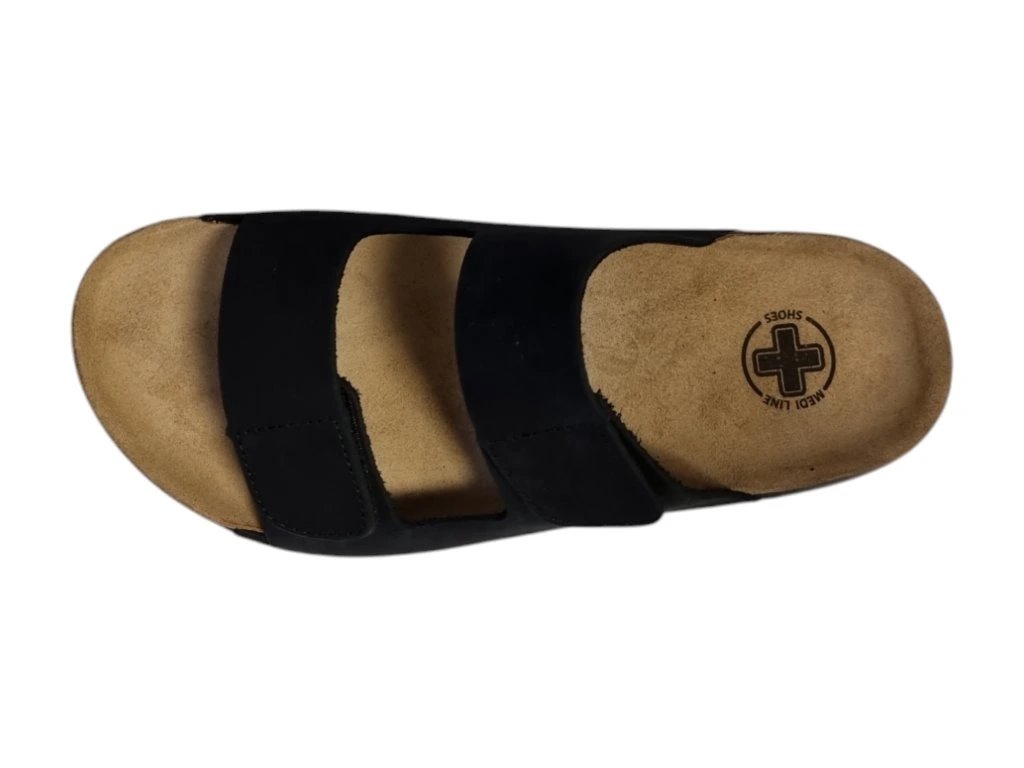 Medi Line 1640-25, černé, vel. 38