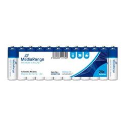 MediaRange Premium Alkalické batérie LR06 (AA, tužková) 1,5V blister 24ks/balení MRBAT106
