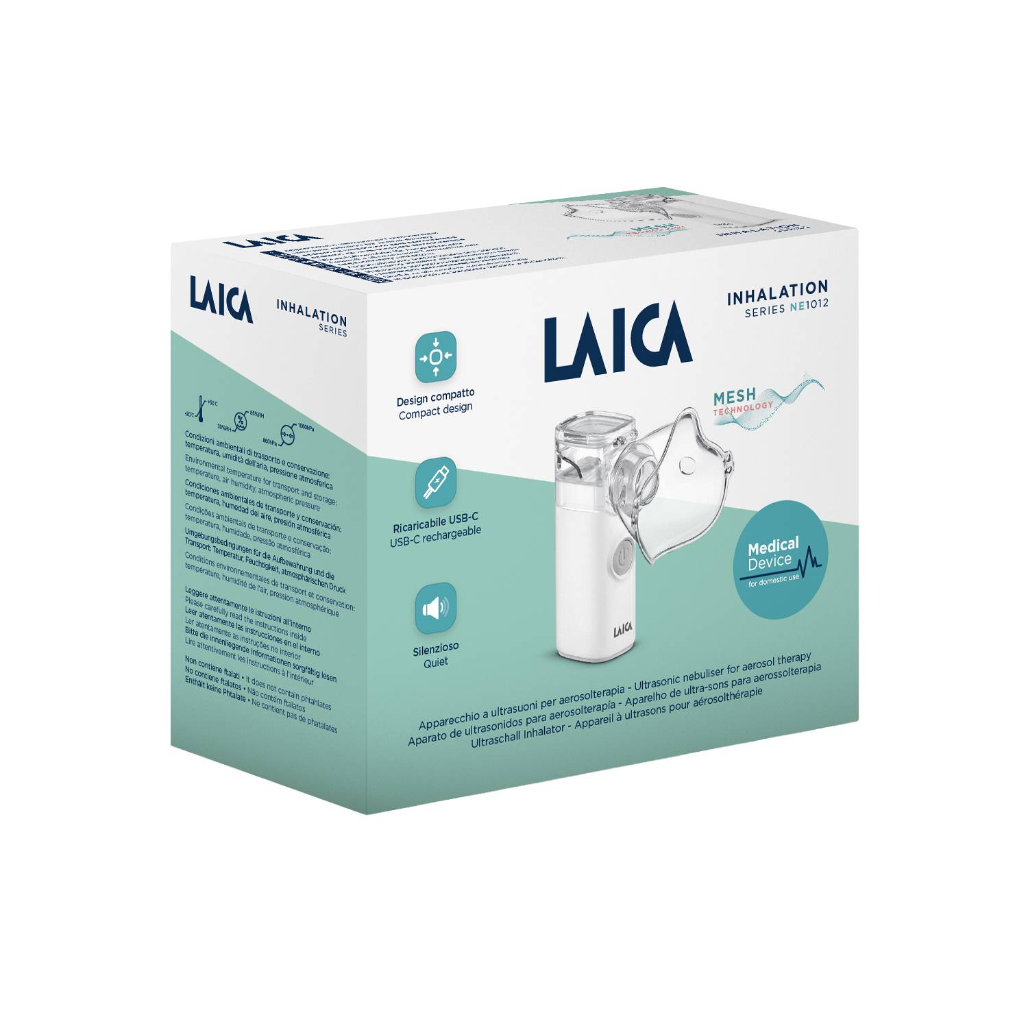 Membránový inhalátor Laica NE1012