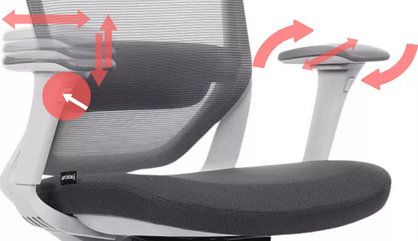 Mercury Swift, šedý plast, tmavě šedá látka