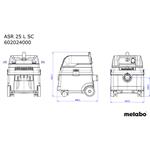 Metabo ASR 25 L SC Vysavač