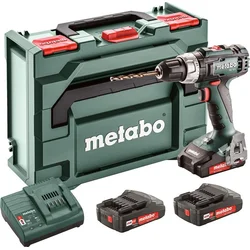 Metabo BS 18 L Set Akumulátorový vŕtací skrutkovač, 18V 3x2Ah Li-Power, nabíjačka SC30, metaBOX 145