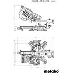 Metabo KGS 18 LTX BL 216 2x8Ah + ASC 145 (614216810)