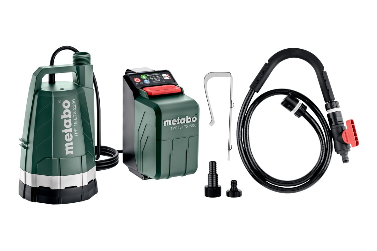 METABO TPF 18 LTX 2200 Akumulátorové ponorné čerpadlo (601729850)