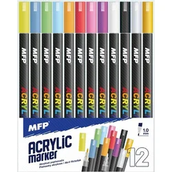 MFP Akrylový popisovač 1mm set 12ks