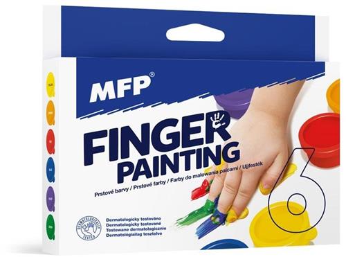 MFP Farby na prsty 6 farieb 30ml