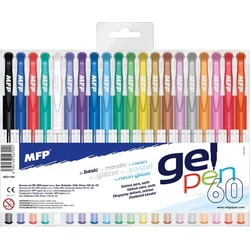 MFP Gelové pero set 60 ks 1102-1012M mix