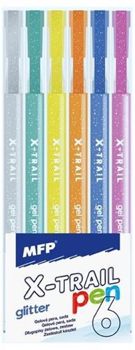 MFP Gelové pero set BS 6ks GLITTER