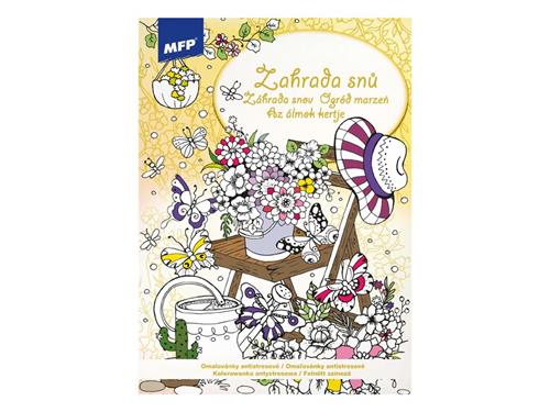 MFP Omaľovánka antistresová Záhrada snov 210x290mm/32s
