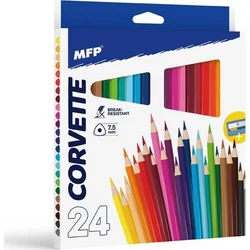 MFP Pastelky 24 ks triangular s ořezávátkem